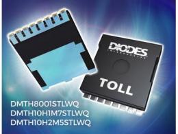 Diodes Incorporated 目標電動汽車產品應用推出高電流 TOLL MOSFETs