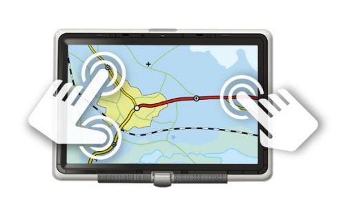 可以识别手指位置的多点触摸屏