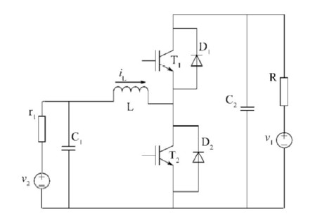 图3 双向dc-dc 变换器主电路