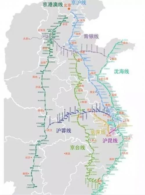 比如京沪高速公路沿线平均 40.