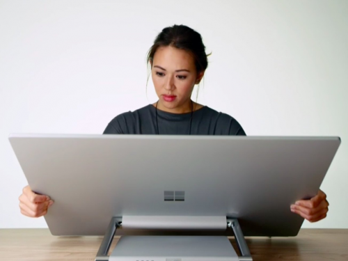 微软一体机Surface Studio登场够惊艳,与iMac为