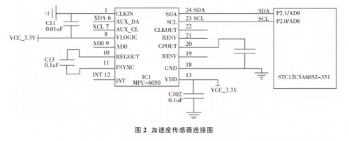 加速度传感器连接图