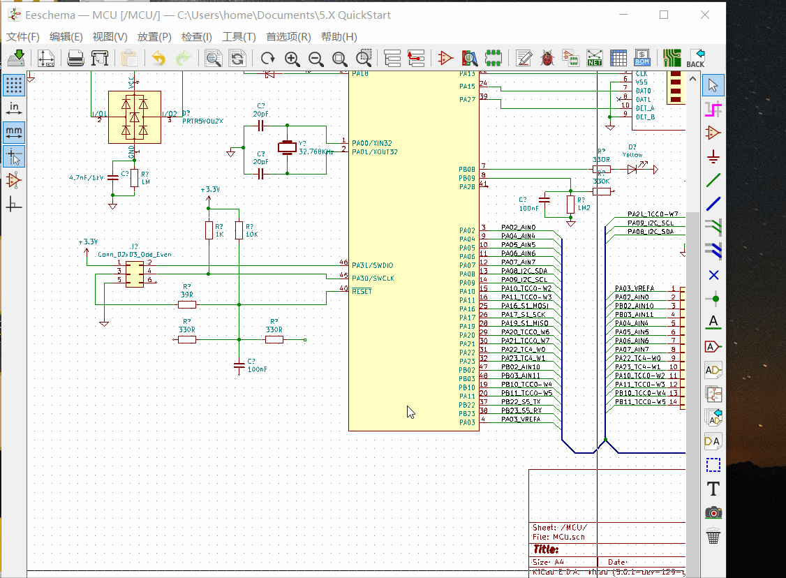 原理图设计 - 跟我学kicad 3-eda/pcb-与非网