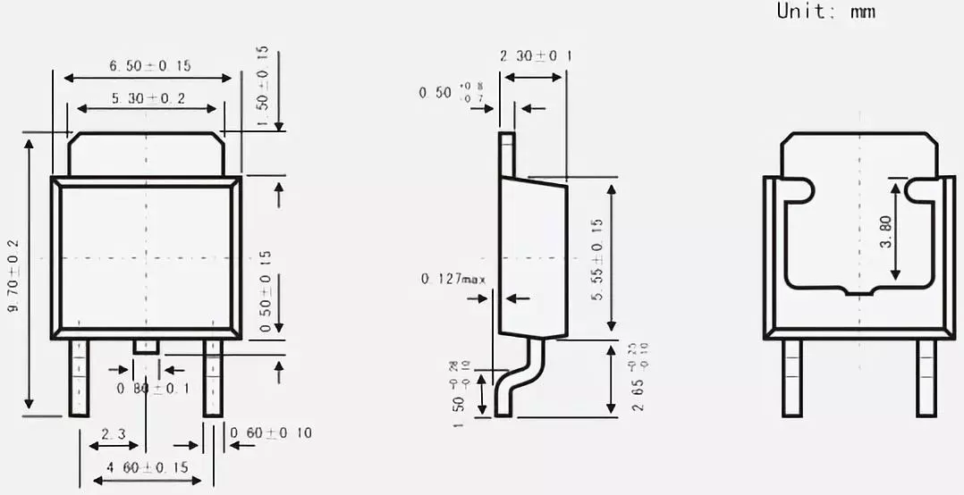 to-252/d-pak封装尺寸规格