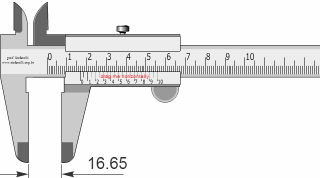 05,0.02 毫米.下面的游标卡尺就是 20 分度的情形.