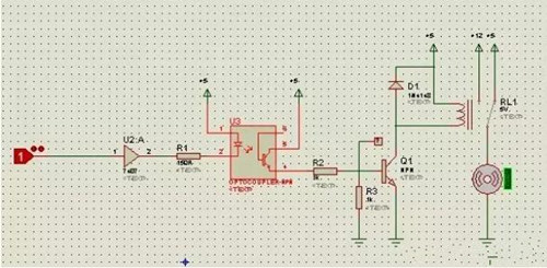 应用电路:光耦控制继电器电路线性光电耦合器是一种新型的光电隔离