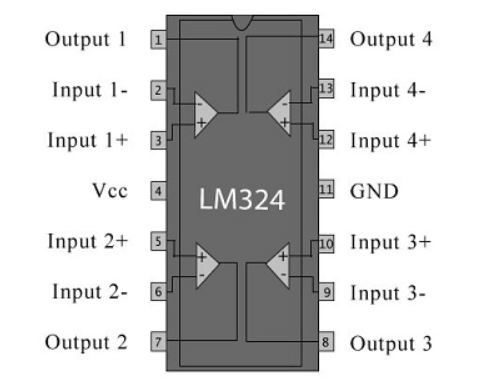 lm324n 引脚图及功能