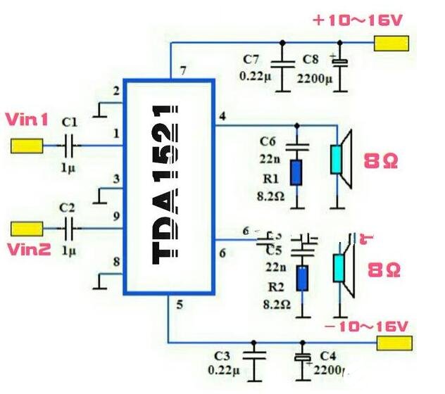 有源音箱电路图