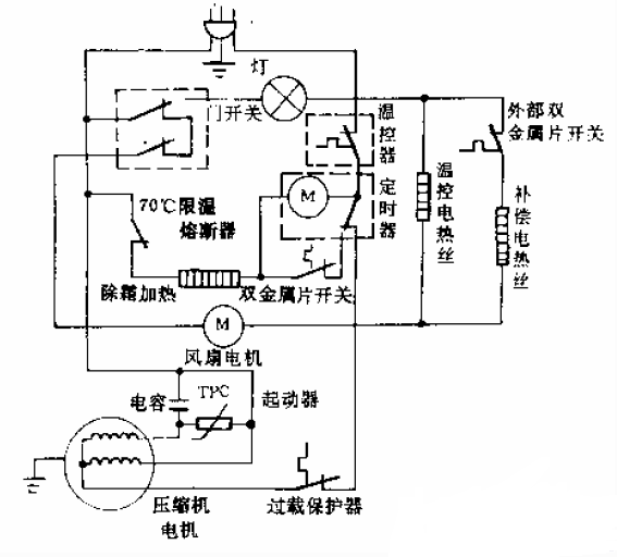 华凌冰箱作用_华凌冰箱电路图_华凌冰箱原理-与非网