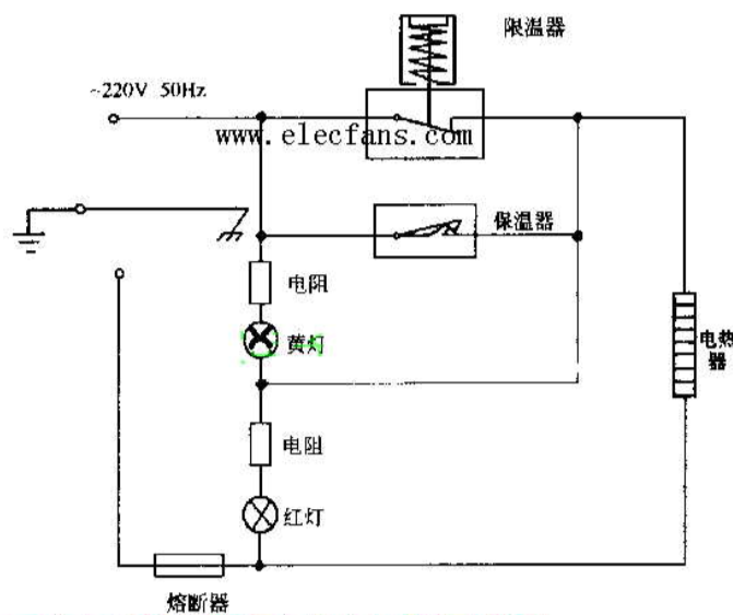 电饭锅电路图作用_电饭锅电路图_电饭锅电路图原理-与非网
