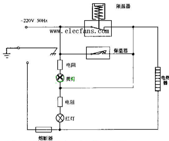 电饭锅电路图