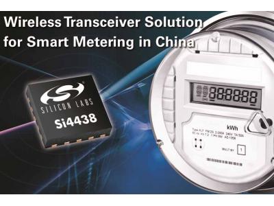 芯科针对中国智能电表市场推出Si4438无线收发器