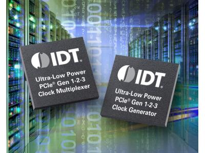 IDT 发布1.5V 时钟发生器和时钟多路复用器