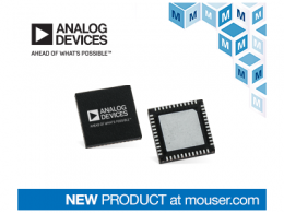 贸泽开售相位噪声超低的Analog Devices ADF5610宽带频率合成器