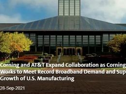 材料 | 康宁扩大与AT&T合作 投资1.5亿美元扩产光缆
