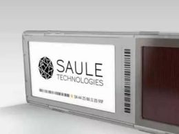 Saule | 推出全球首款由钙钛矿光伏电池供电的电子价签PESL