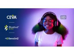 CEVA Bluebud™平台成为TWS 耳塞、游戏耳机、耳戴式设备、可穿戴设备等产品实现差异化优质无线音频体验的关键