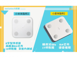 E拆解：小度體脂秤2&小米體脂秤2，外觀相同，內(nèi)部卻截然不同