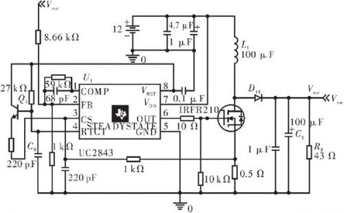 12v-24v升壓變換器電路