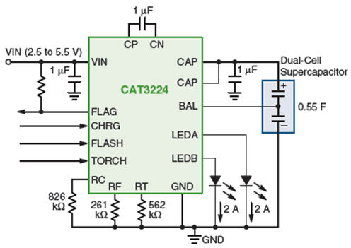 cat3224 led驅動器應用電路圖