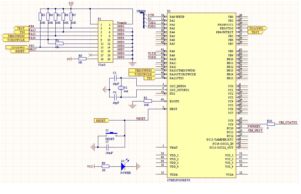 Stm32f103c8t6 схема питания