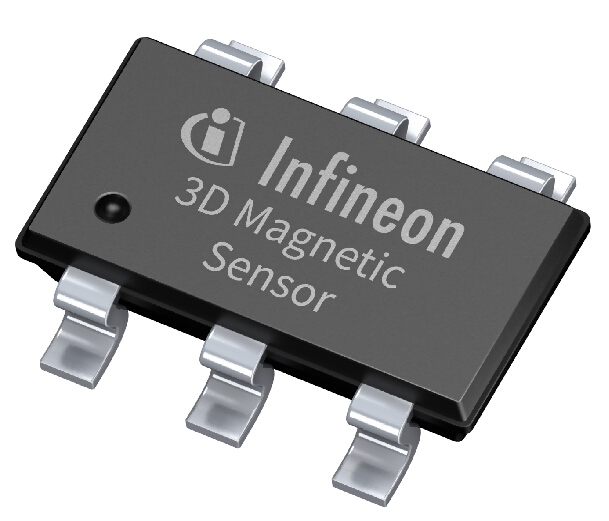 英飞凌推出其3d磁性传感器tlv493da1b6