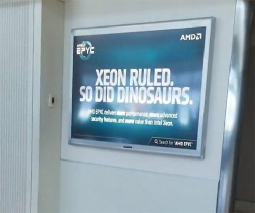 AMD嘲讽英特尔Xeon处理器就像恐龙一样