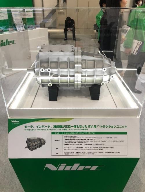 日本电产(Nidec)的电动汽车用驱动马达系统(E-Axle)系列之200kW与50kW两款产品问世