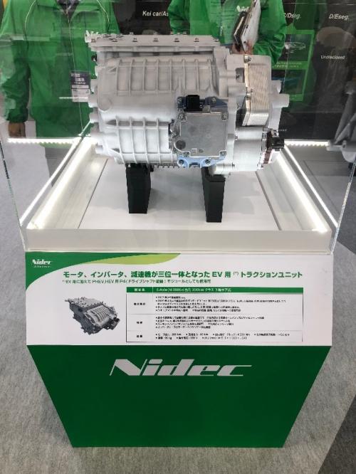 日本电产(Nidec)的电动汽车用驱动马达系统(E-Axle)系列之200kW与50kW两款产品问世
