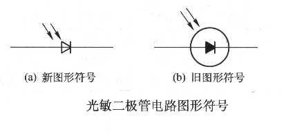 光敏二极管电路图符号 