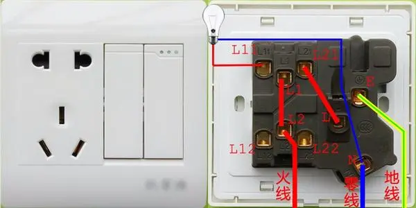 开关插座怎么接线 开关插座的接线方法图解 