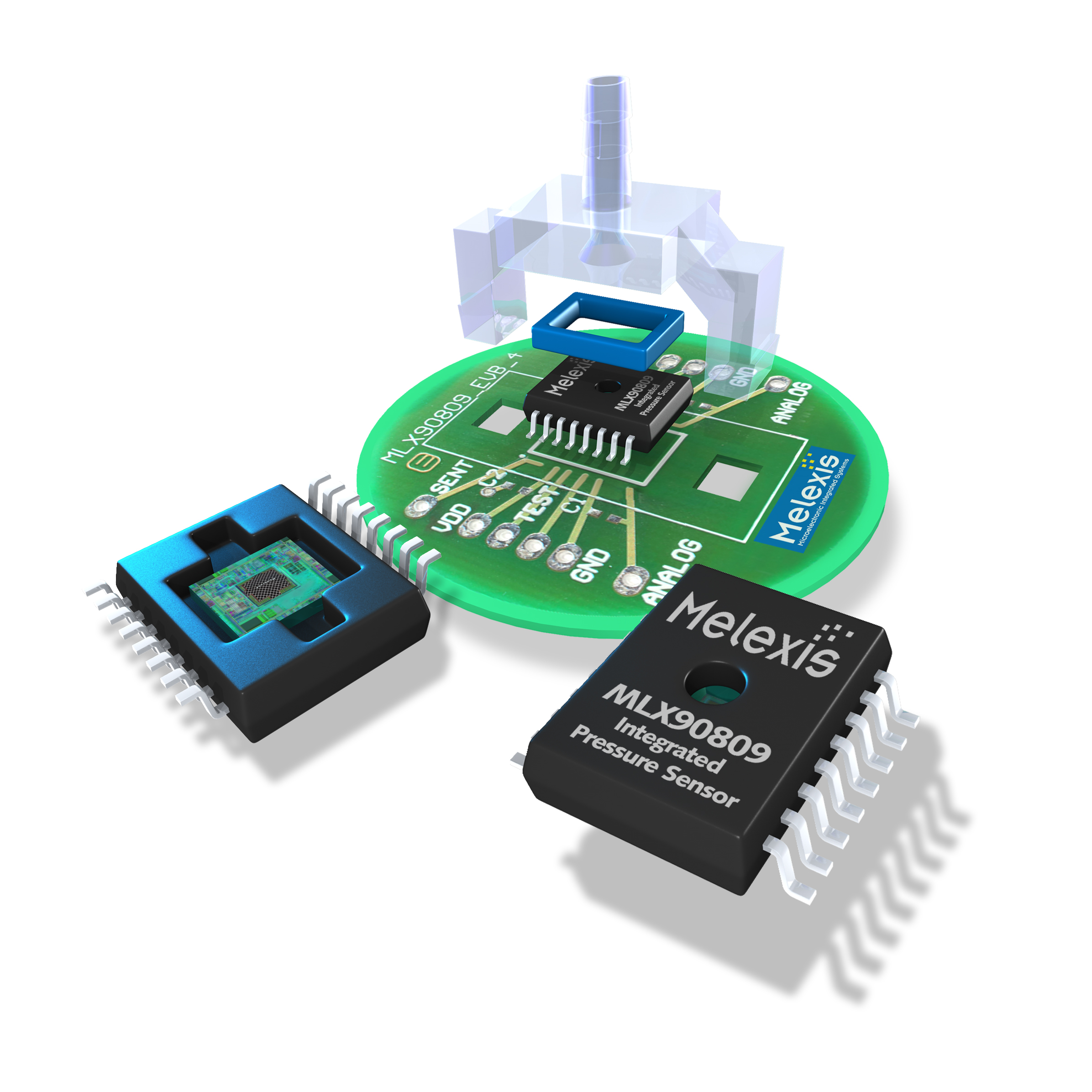 迈利芯推出了坚固型mems压力传感器mlx90809