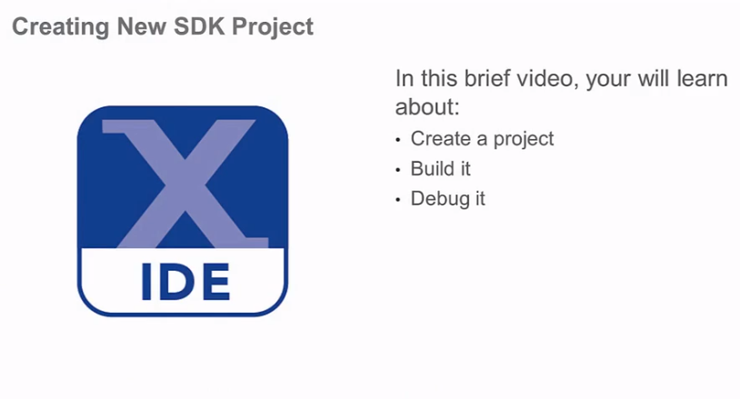 MCUXpresso IDE - Creating New SDK Project