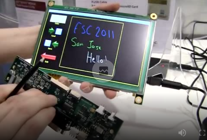 FDI Demo of uEZ GUI featuring NXP® LPC1788 LCD Controller at ESC