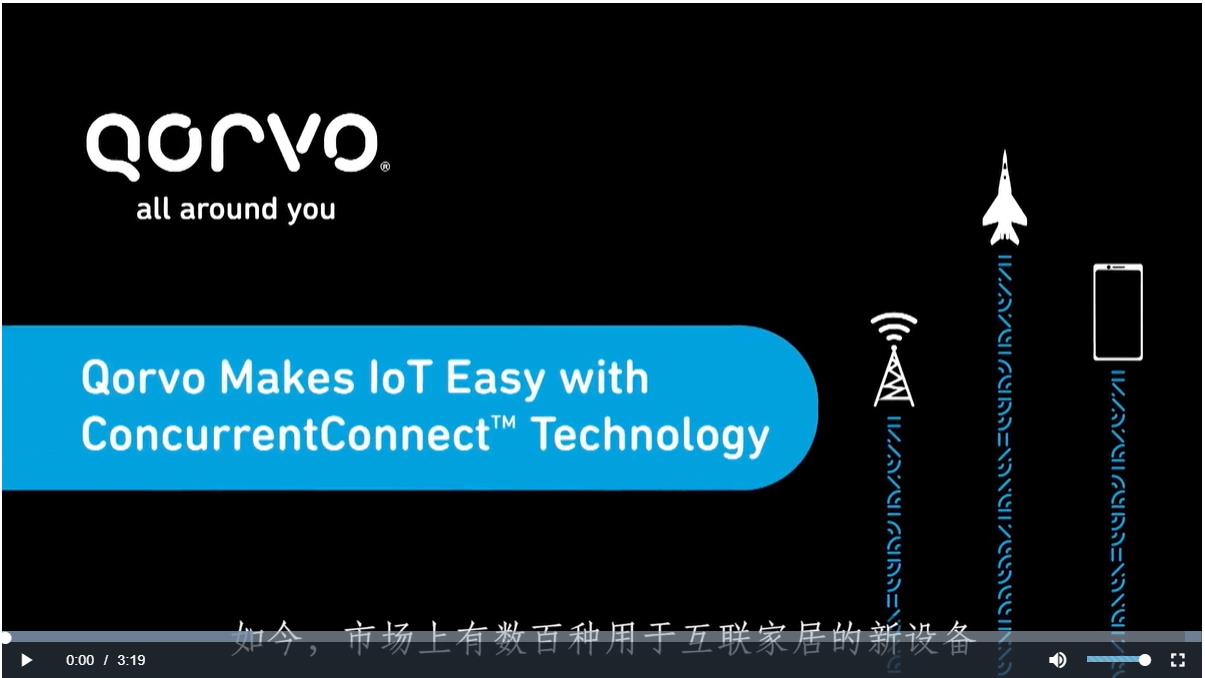 Qorvo 利用 ConcurrentConnect™ 技术使物联网更简单