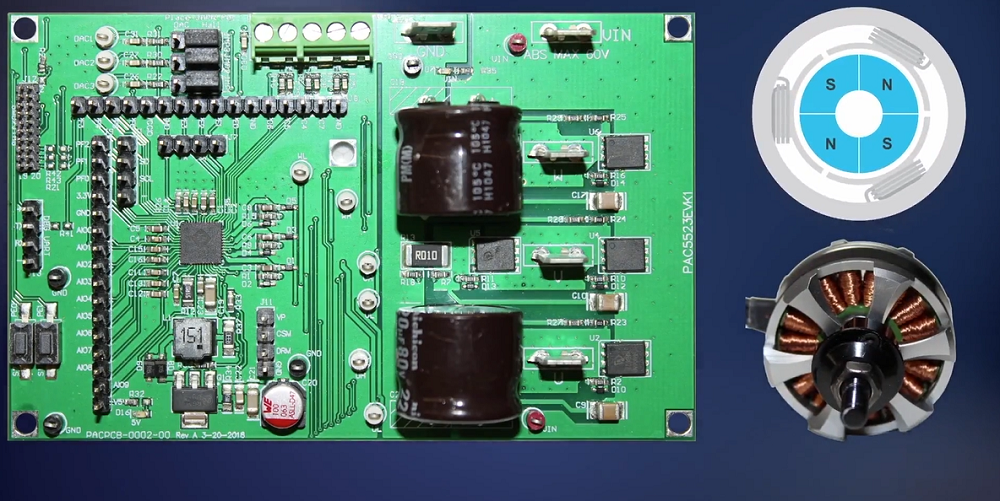 PAC5285：针对无刷直流电机的小型单芯片电机控制器和逆变器解决方案